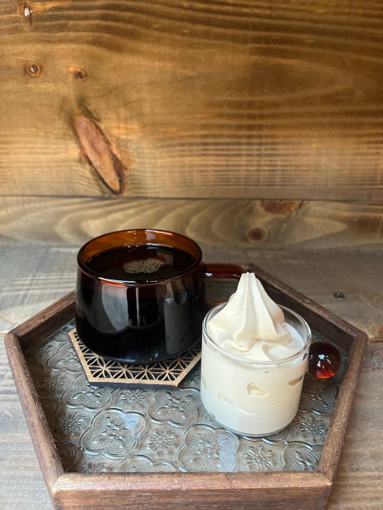 コーヒーと、ソフトクリーム